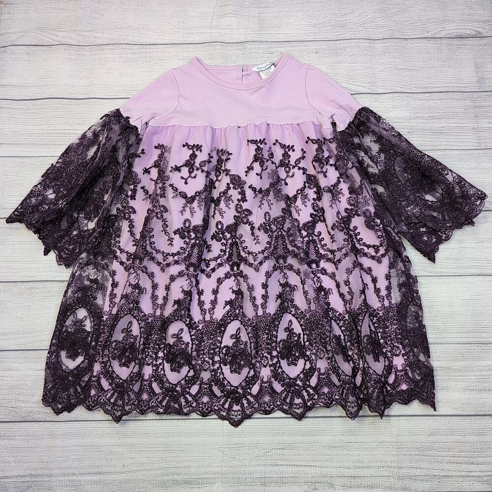 7/8 Chasing Fireflies Lace Overlay Dress
